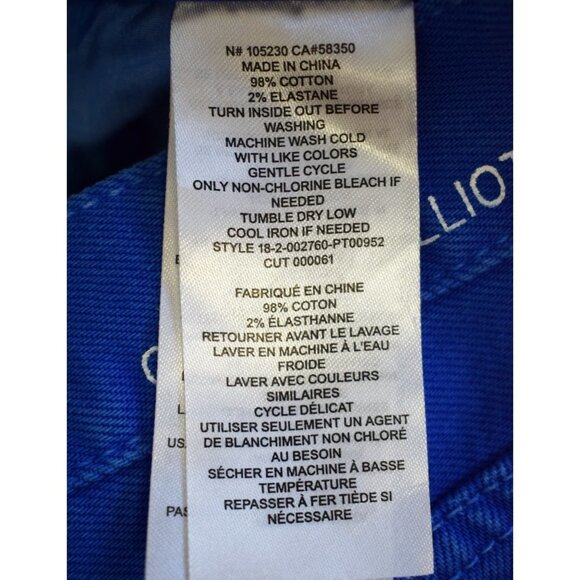 Current Elliott Electric Blue High Rise Jeans Size 26 - Picture 8 of 10